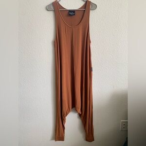Burnt Orange Momper Romper